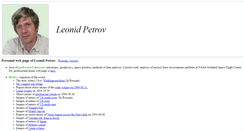 Desktop Screenshot of lpetrov.net